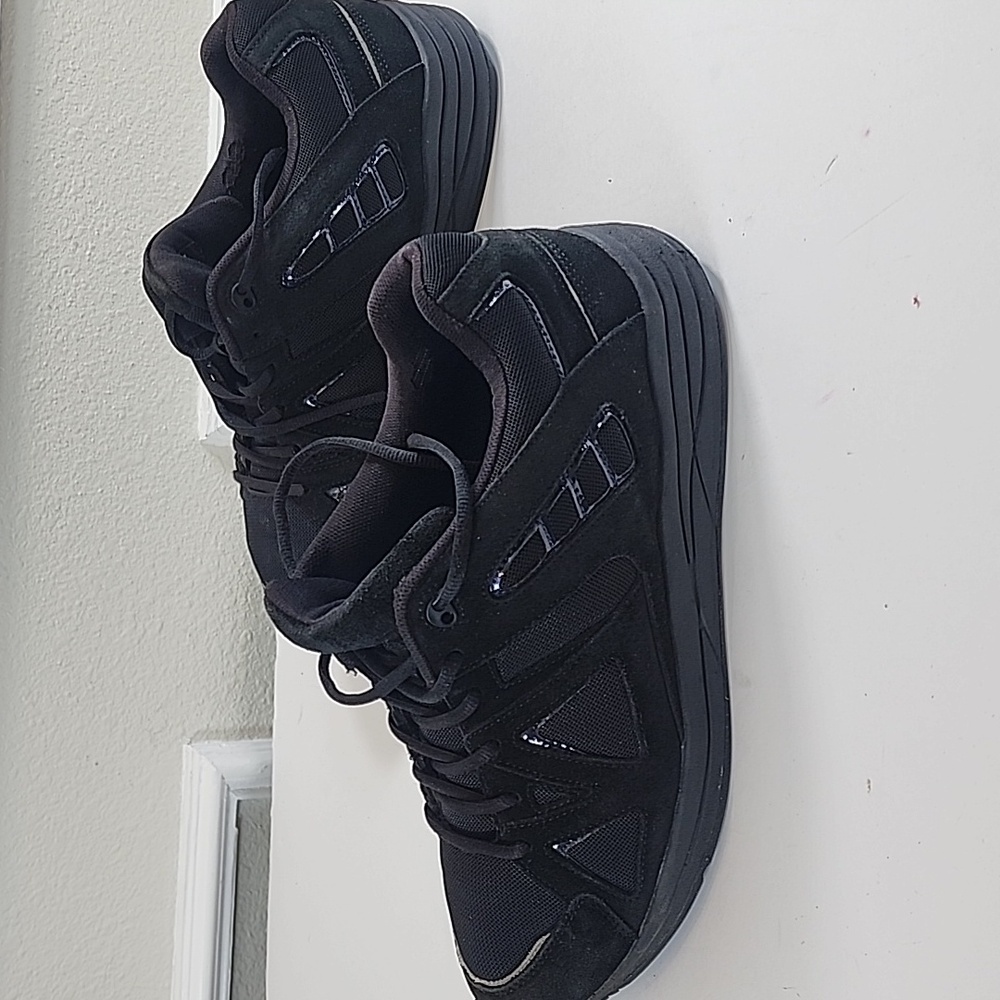 Drew Men's Energy And Athletic Black Upper Leather Shoes Size 9.5 4W Etra Wide